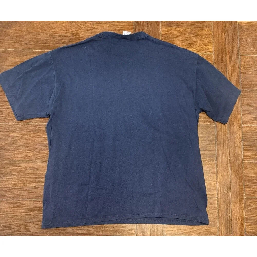 1992 Mens XL Russell Athletic St Louis Cardinals Navy Blue Single Stitch T Shirt